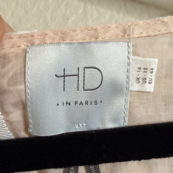 HD in Paris Anthropologie Georgia eyelet dress women’s 12 EUC - Picture 4 of 6